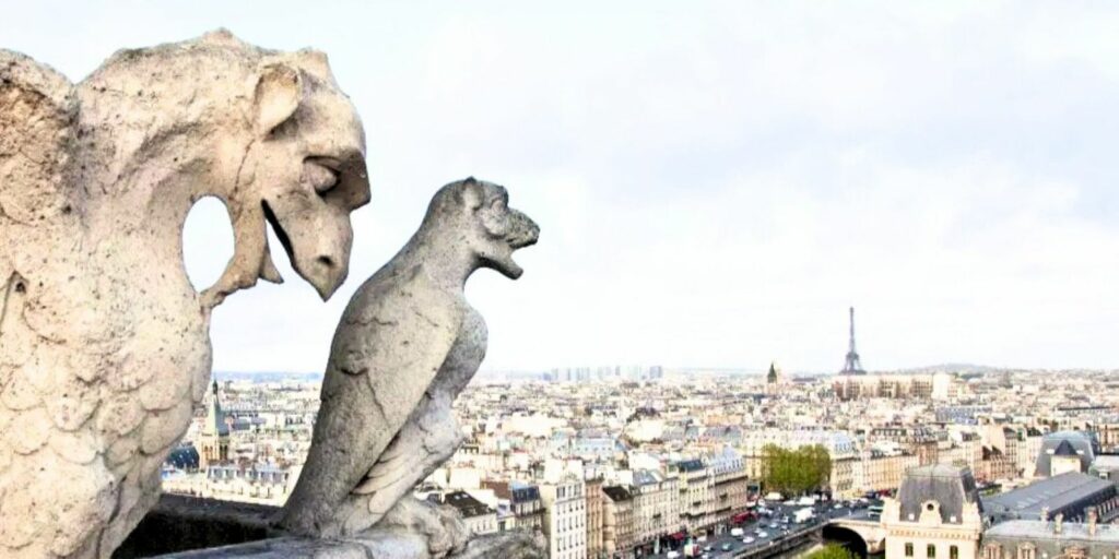 Chimeras at Notre Dame cathedral