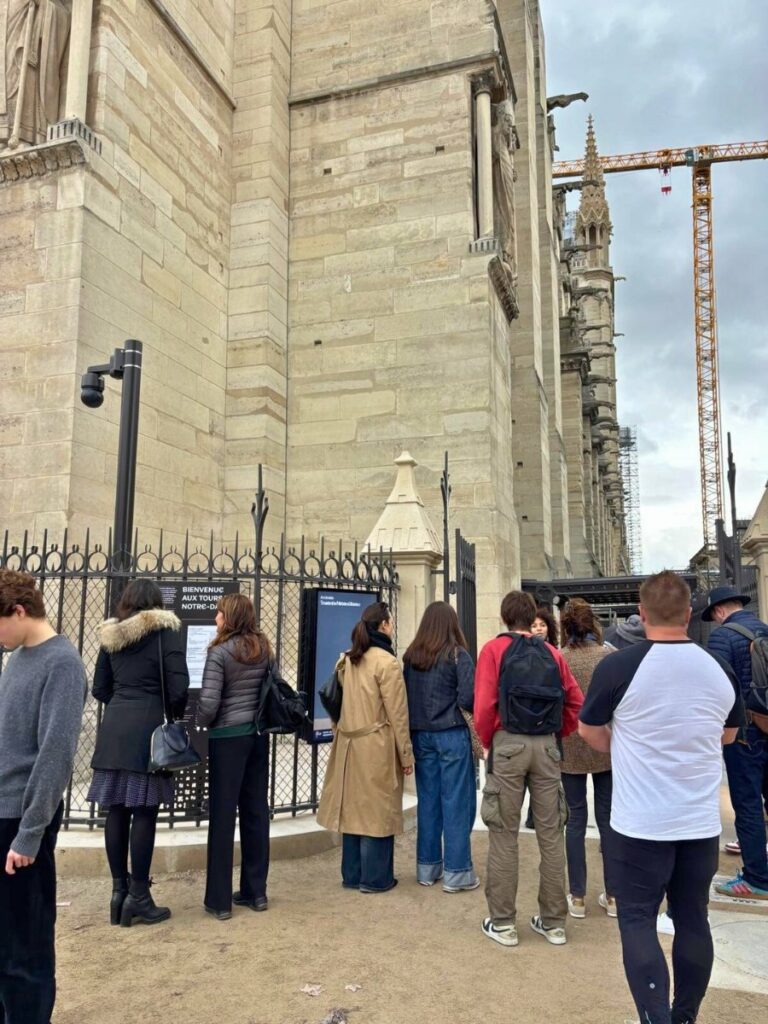 Entrance Queue for the Bell Towers