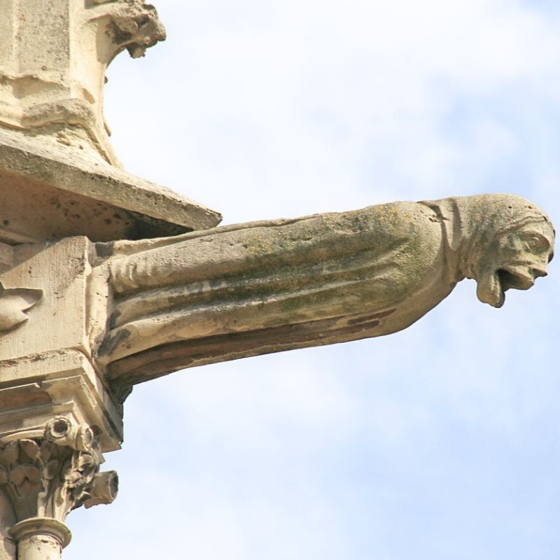 Gargoyle at Notre Dame cathedral