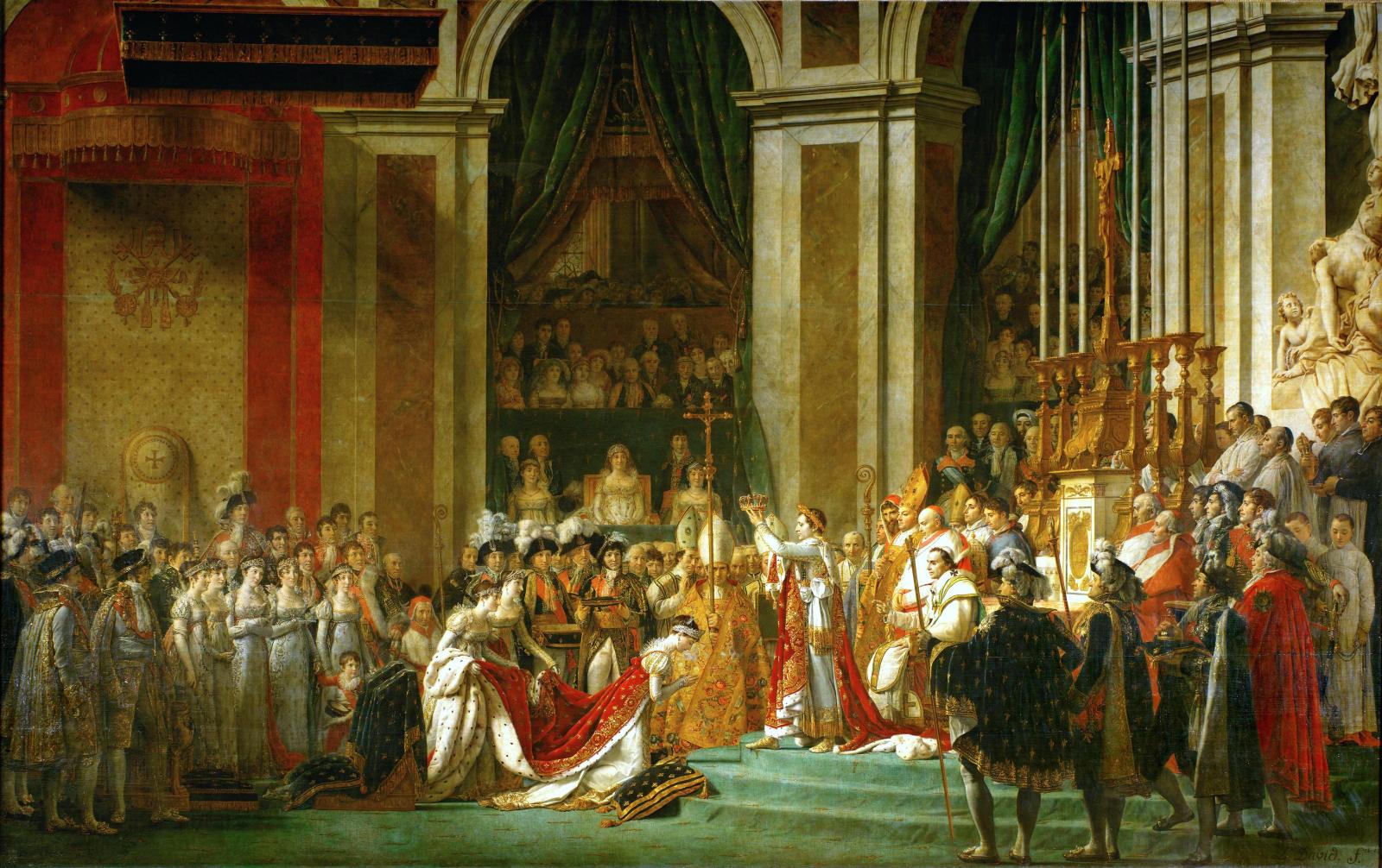 The Coronation of Napoleon by David