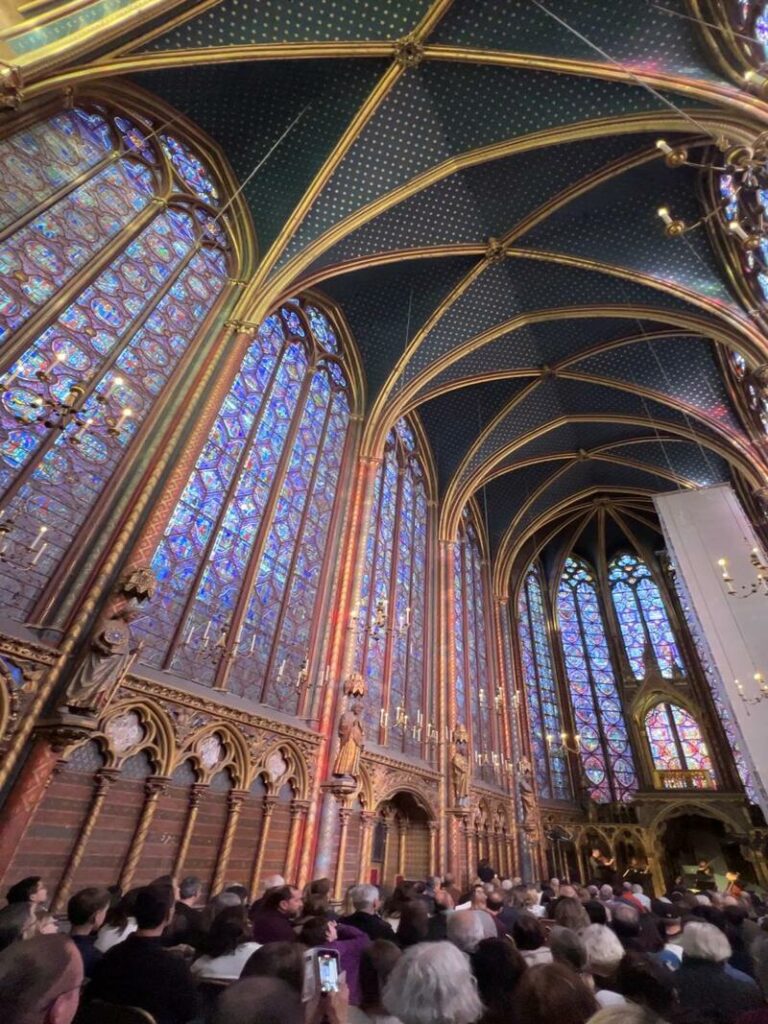 Inside of the Sainte-Chapelle