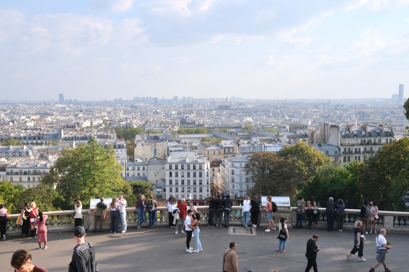 View from Basilica of Sacré-Cœur- Montmartre